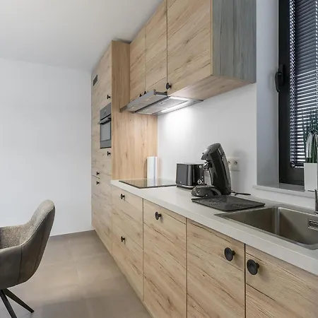 別荘 Newly Built For 6 People By The Sea Lombardsijde